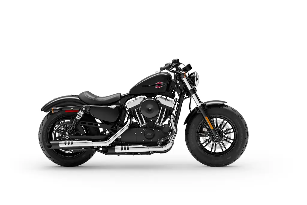 Harley-Davidson Forty-Eight XL1200X von 2020, Studiofoto, rechte Seite
